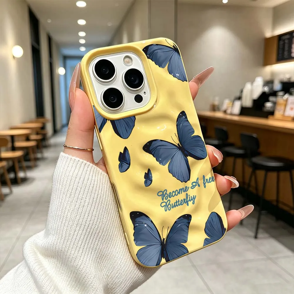 INS Retro Butterfly Anti-Drop Stylish Soft Cover For iPhone 17 Air 16 16e 15 14 13 12 11 Pro Max Plus Fundas Phone Case
INS Retro Butterfly Anti-Drop Stylish Soft Cover For iPhone 17 Air 16 16e 15 14 13 12 11 Pro Max Plus Fundas Phone Case