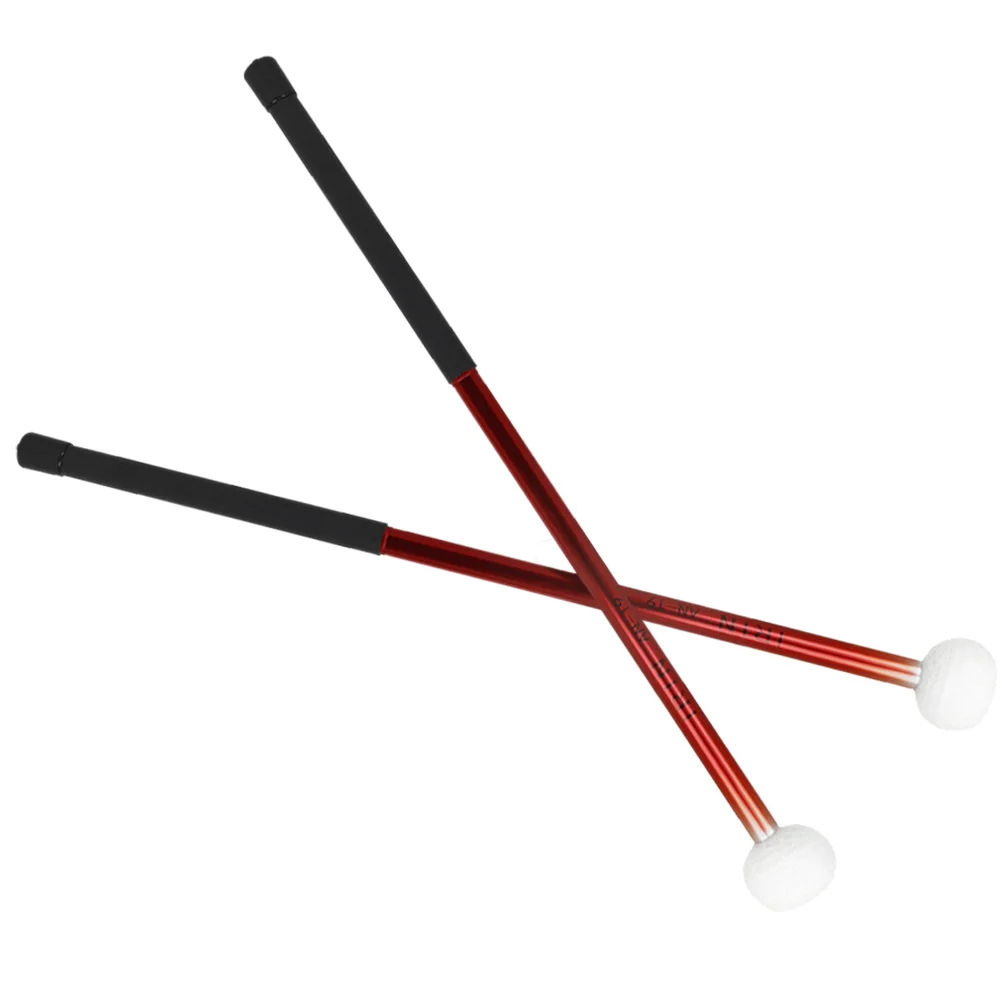 2pcs Aluminum Alloy Timpani Mallets Felt Head Bass Drum Stick Percussion Instrument Accessory Replacement For Marching Drum
2pcs Aluminum Alloy Timpani Mallets Felt Head Bass Drum Stick Percussion Instrument Accessory Replacement For Marching Drum