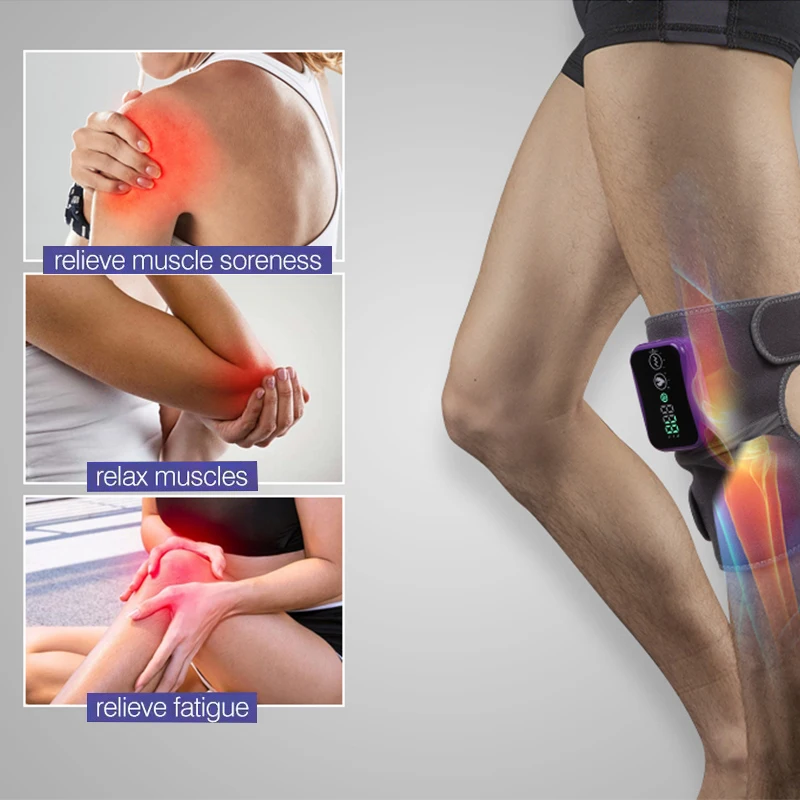 Knee Massager 3-in-1 Heated Vibration Infrared Electric Pad Shoulder Brace Red Light Joint Care Muscle Massage Relaxation
Knee Massager 3-in-1 Heated Vibration Infrared Electric Pad Shoulder Brace Red Light Joint Care Muscle Massage Relaxation