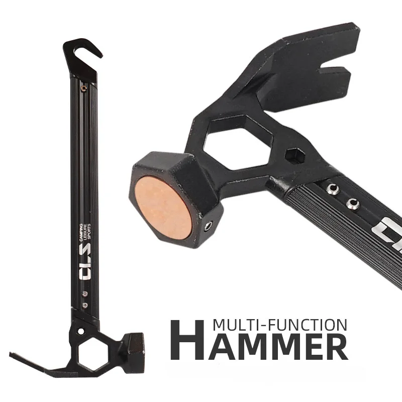 Upgrade Outdoor Tent Hammer Aluminum Alloy Handle Stainless Steel Hammer Copper Nail Puller Hammer in Mountaineering Camp
Upgrade Outdoor Tent Hammer Aluminum Alloy Handle Stainless Steel Hammer Copper Nail Puller Hammer in Mountaineering Camp