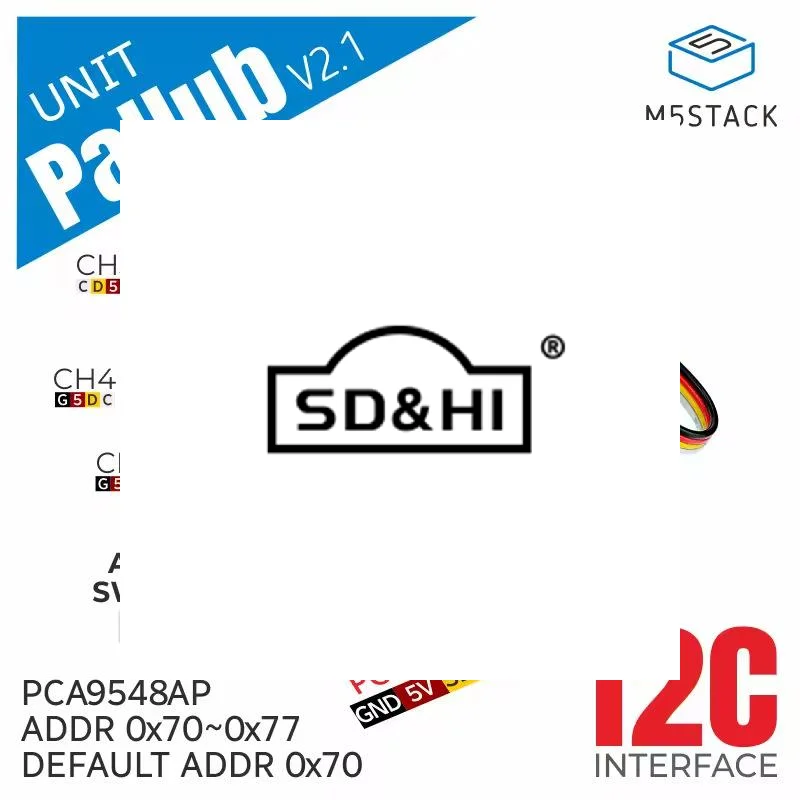 M5Stack PaHub V2.1 Unit I2C Hub 1 To 6 Expansion With DIP Switch Multiplexer IoT Development Kit
M5Stack PaHub V2.1 Unit I2C Hub 1 To 6 Expansion With DIP Switch Multiplexer IoT Development Kit