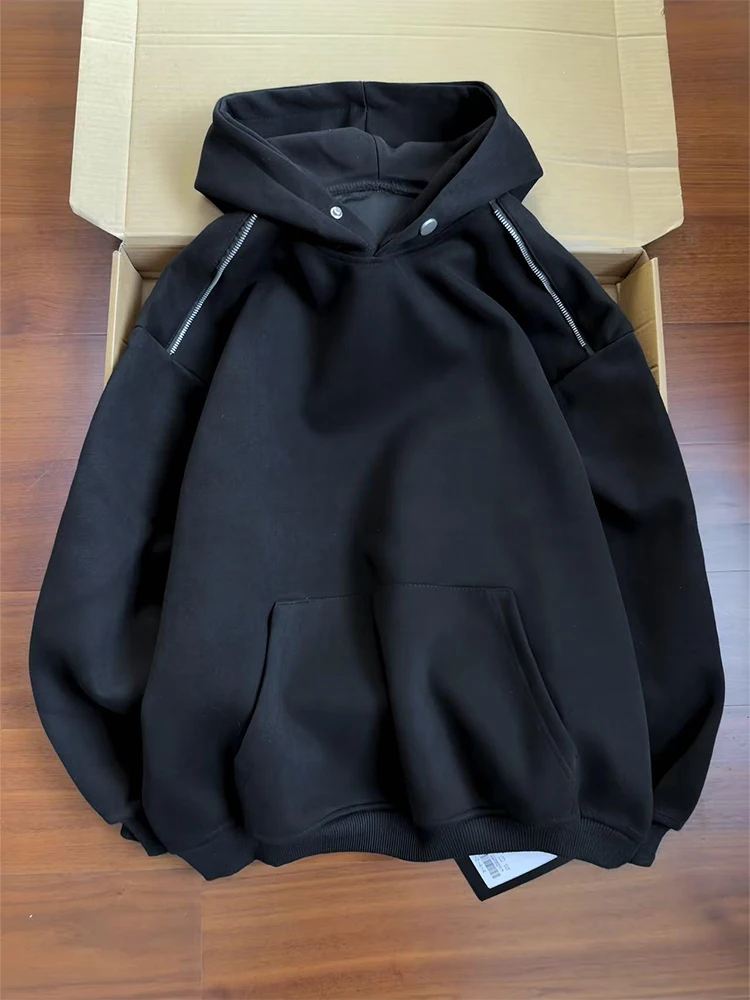 Men's Heavyweight Zipper Hoodie Casual Comfortable Long Sve T-irt Polyester Fiber Autumn Season ex Loose Fit Sle
Men's Heavyweight Zipper Hoodie Casual Comfortable Long Sve T-irt Polyester Fiber Autumn Season ex Loose Fit Sle