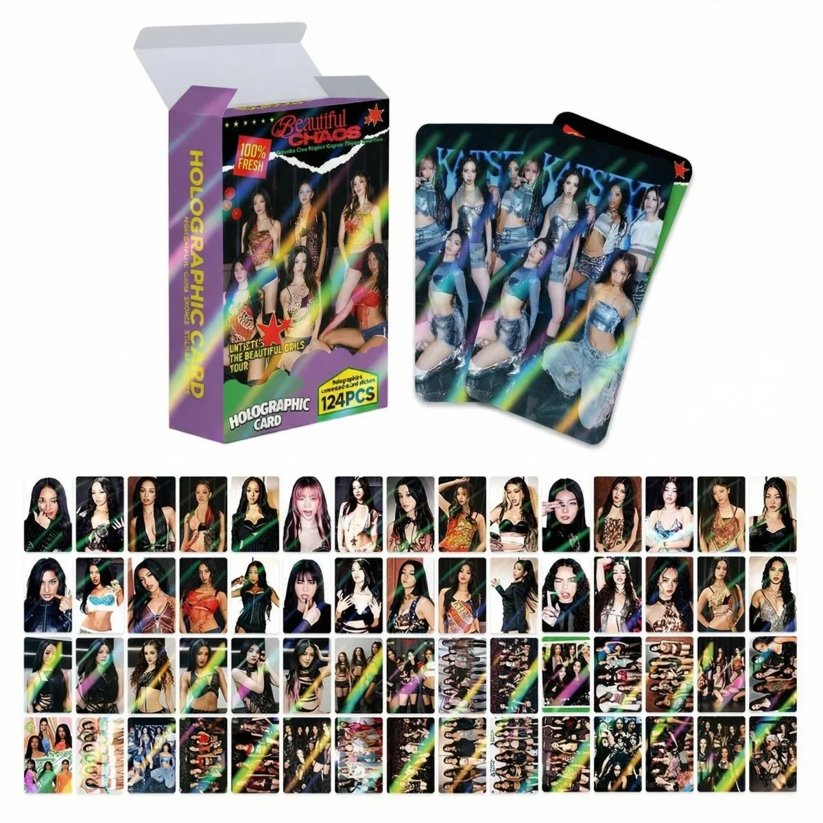 KATSEYE Merch Card Set BEAUTIEUI Album Themed Photocard Group Design Kpop Suitable for Global Fans Daily Use Birthday Gifts
KATSEYE Merch Card Set BEAUTIEUI Album Themed Photocard Group Design Kpop Suitable for Global Fans Daily Use Birthday Gifts
