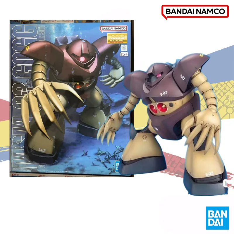 BANDAI original MG 1/100 MSM-03 GOGG Mobile suit anime action figure assembly ornaments collection toy children's gift In shock
BANDAI original MG 1/100 MSM-03 GOGG Mobile suit anime action figure assembly ornaments collection toy children's gift In shock
