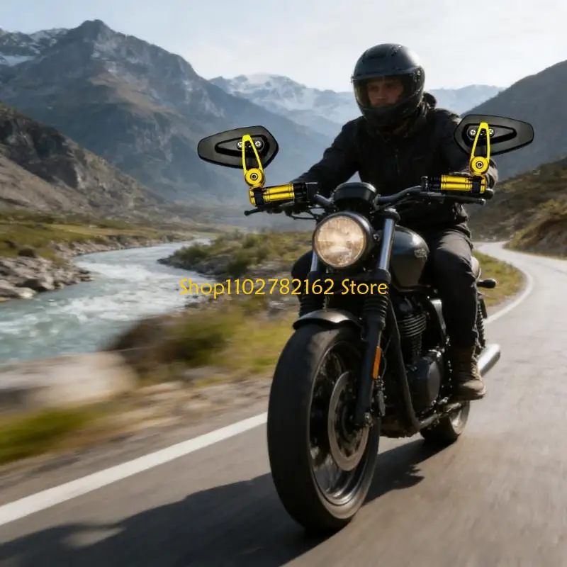547B Anti Glares Motorcycle Mirror Wide Coverage Handlebar Side Rear View Mirro
547B Anti Glares Motorcycle Mirror Wide Coverage Handlebar Side Rear View Mirro