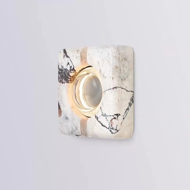 100% Natural Calacatta Violet Marble Wall Lamp, French Wabi Sabi Decor Light for Villas, Hallways & Showrooms
100% Natural Calacatta Violet Marble Wall Lamp, French Wabi Sabi Decor Light for Villas, Hallways & Showrooms