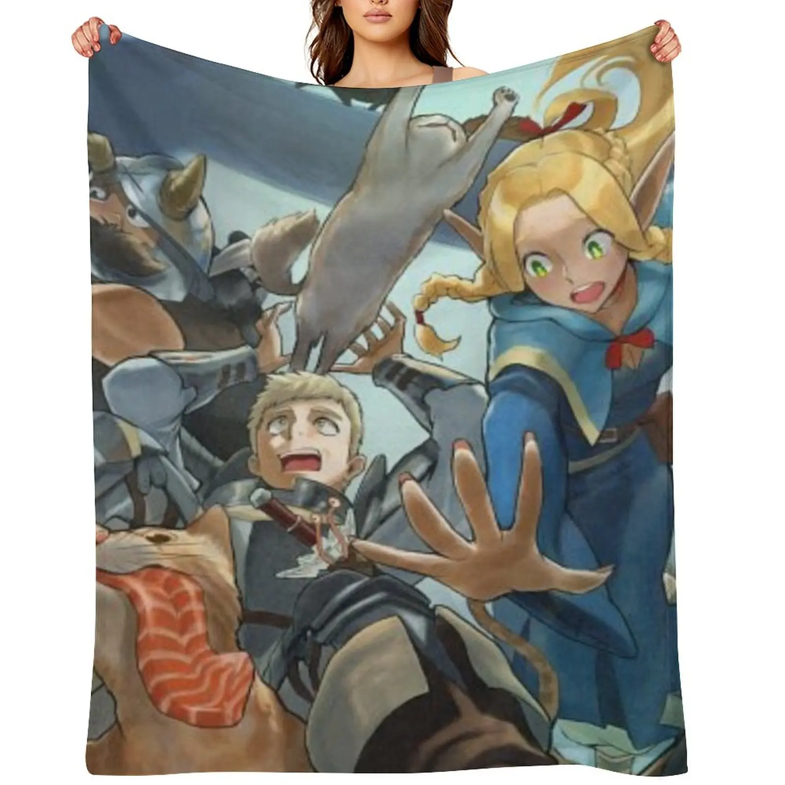 Delicious in Dungeon - All in One Throw Blanket Sleeping Bag valentine gift ideas Polar Blankets For Sofas Blankets
Delicious in Dungeon - All in One Throw Blanket Sleeping Bag valentine gift ideas Polar Blankets For Sofas Blankets