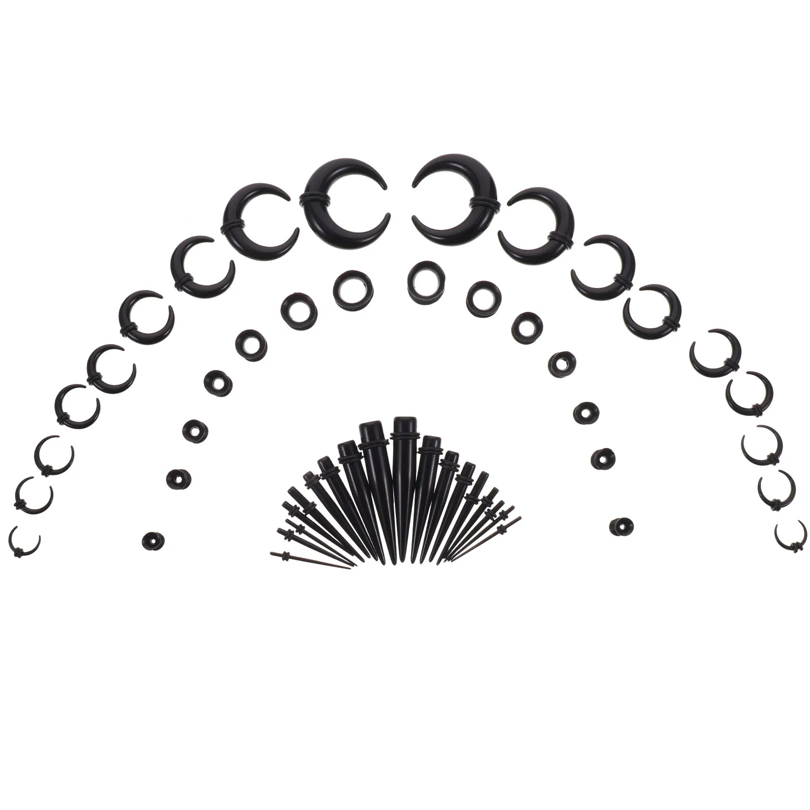 1Set Ear Gauge Ox Horn Stretching Kit Lightweight Comfortable Ear Tunnels Expander Plugs for Party Office School Septum Ring
1Set Ear Gauge Ox Horn Stretching Kit Lightweight Comfortable Ear Tunnels Expander Plugs for Party Office School Septum Ring