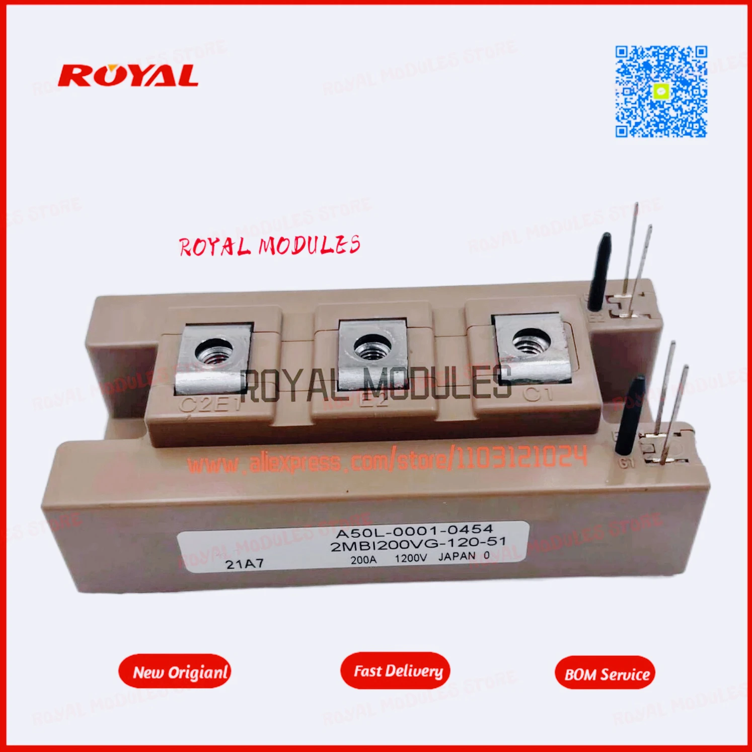 New Original 2MBI200VG-120-51 2MBI200VG-120 In Stock
New Original 2MBI200VG-120-51 2MBI200VG-120 In Stock