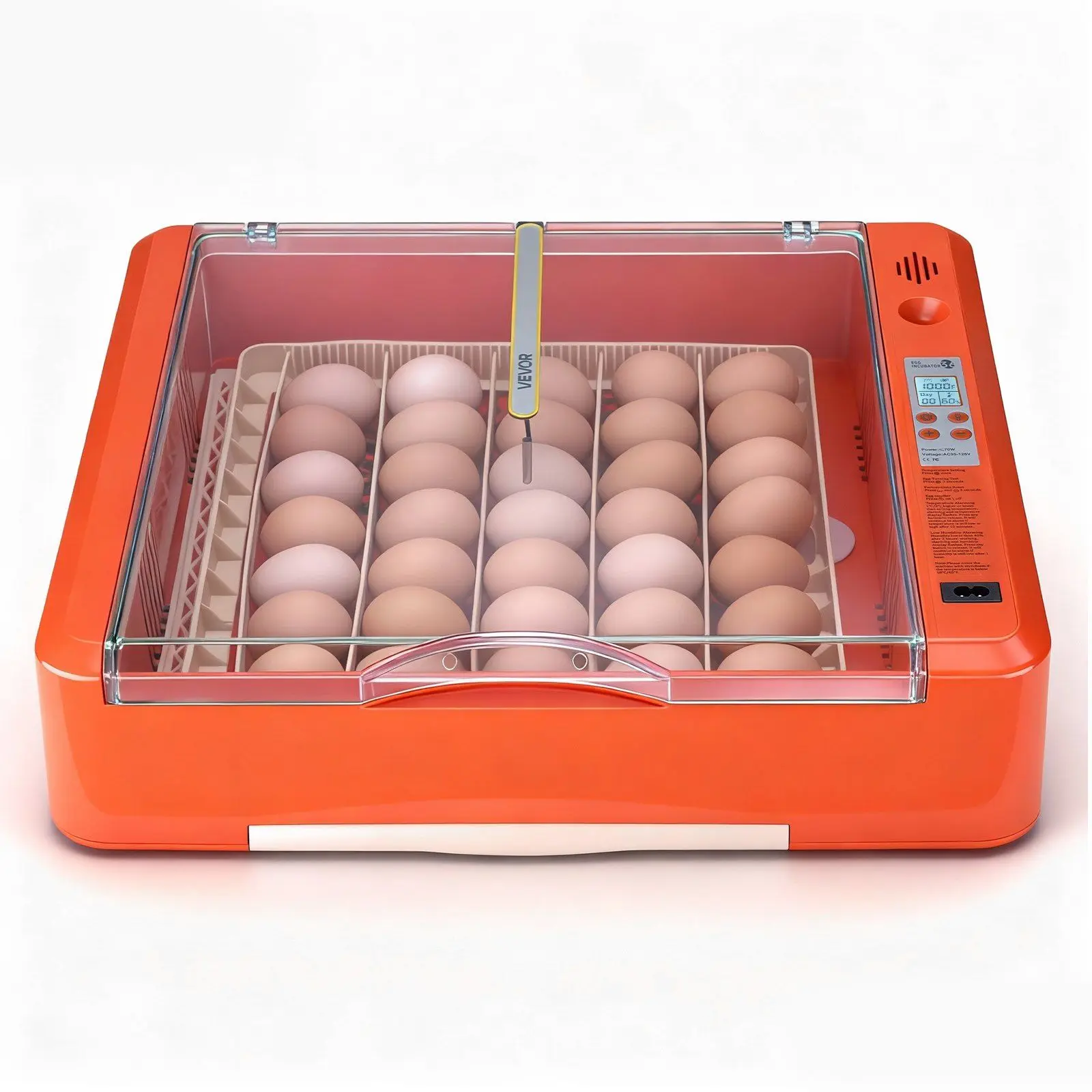 36 Egg Incubator Automatic Turner LED Candler Temperature Control for Hatching Chicks Ducks Goose Quails
36 Egg Incubator Automatic Turner LED Candler Temperature Control for Hatching Chicks Ducks Goose Quails