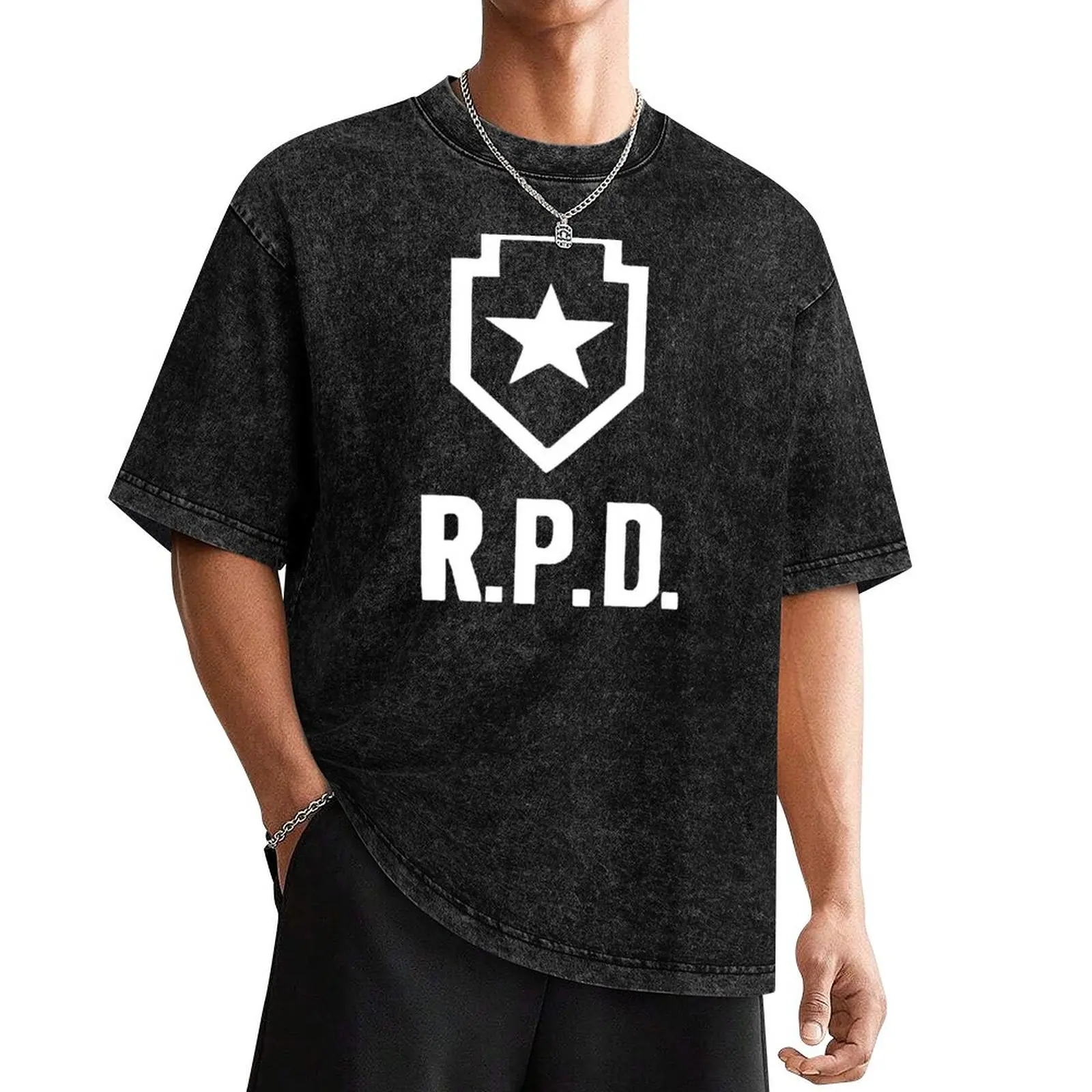 Resident Evil 2 RPD T-Shirt clothes summer top baggy shirts Short sleeve tee men
Resident Evil 2 RPD T-Shirt clothes summer top baggy shirts Short sleeve tee men