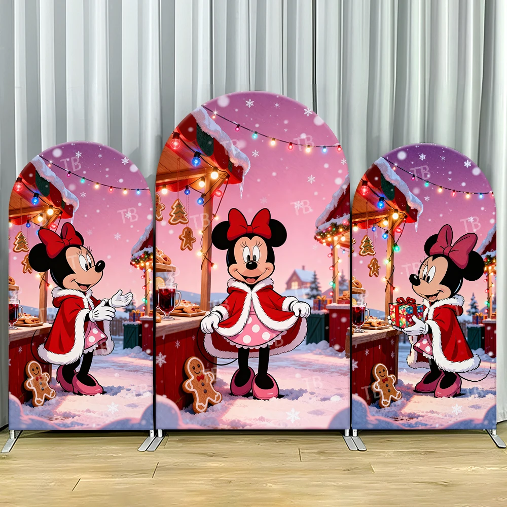 Minnie Mouse Market Arch Backdrop Cover Snow Lights Gift Scene For Holiday Kids Birthday Party Cute Cartoon Theme Photo Booth
Minnie Mouse Market Arch Backdrop Cover Snow Lights Gift Scene For Holiday Kids Birthday Party Cute Cartoon Theme Photo Booth