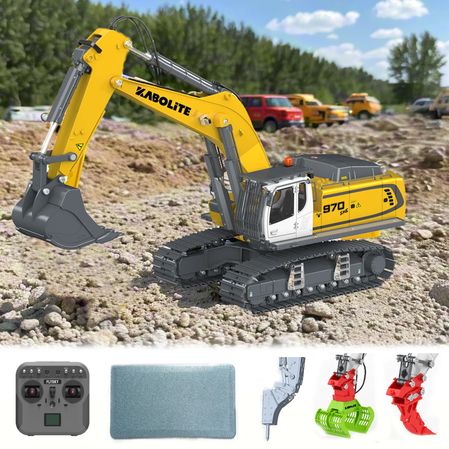 НОВЫЙ 1/18 KABOLITE 5901 RC Экскаватор K5901 Экскаватор с дистанционным управлением Электрический молоток Быстроразъемное соединение Строительный радиоуправляемый грузовик Игрушечная модель
НОВЫЙ 1/18 KABOLITE 5901 RC Экскаватор K5901 Экскаватор с дистанционным управлением Электрический молоток Быстроразъемное соединение Строительный радиоуправляемый грузовик Игрушечная модель