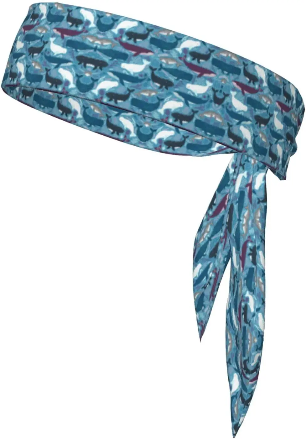 Whale Pattern Print Wicking Headband Sports Head Tie Sweat for Tennis Basketball Karate Soft Breathable
Whale Pattern Print Wicking Headband Sports Head Tie Sweat for Tennis Basketball Karate Soft Breathable