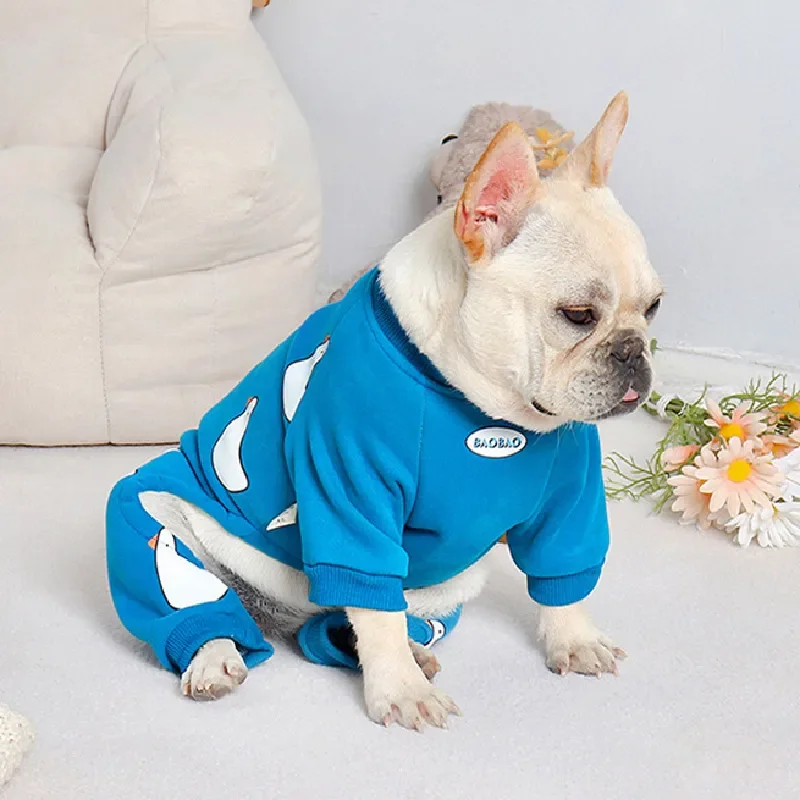 French Bulldog Clothes Winter Pug Dog Clothing Jumpsuit Pajamas Poodle Bichon Schnauzer Welsh Corgi Shiba Inu Pet Costume Outfit
French Bulldog Clothes Winter Pug Dog Clothing Jumpsuit Pajamas Poodle Bichon Schnauzer Welsh Corgi Shiba Inu Pet Costume Outfit