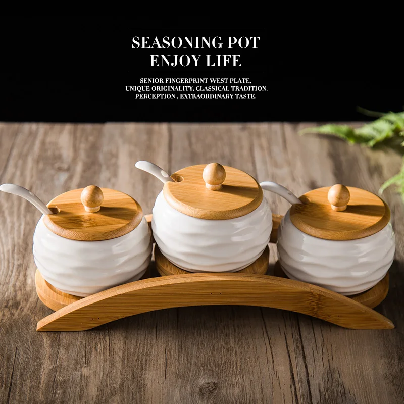 Creative Household Ceramic Flavored Pot Set, Kitchen Condiment Set, White Sauce Pot Set, Salt Jars
Creative Household Ceramic Flavored Pot Set, Kitchen Condiment Set, White Sauce Pot Set, Salt Jars