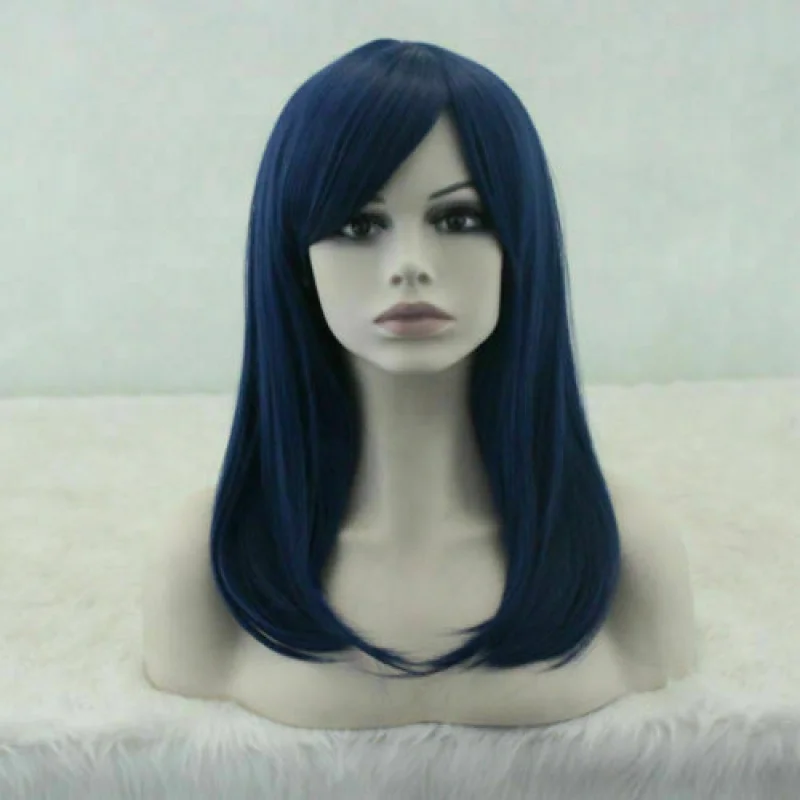 50cm New Fashion Dark Blue Long Cosplay Wig
50cm New Fashion Dark Blue Long Cosplay Wig