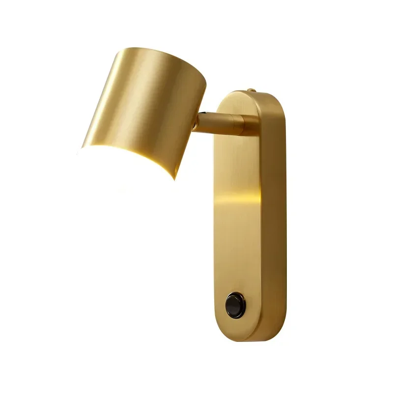 Nordic Brass Wall Sconce Lamp Bedroom Bedside Lamp Modern Minimalist Luxury Indoor Led Wall Light Home Living Room
Nordic Brass Wall Sconce Lamp Bedroom Bedside Lamp Modern Minimalist Luxury Indoor Led Wall Light Home Living Room