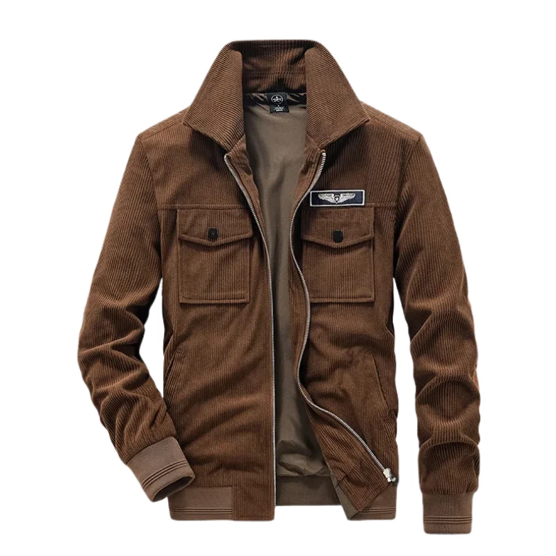 Spring and Autumn Men's Fashion Leisure Vintage Corduroy Jacket Retro Corduroy Coat Mountaineering Clothing Cotton Cargo Jacket
Spring and Autumn Men's Fashion Leisure Vintage Corduroy Jacket Retro Corduroy Coat Mountaineering Clothing Cotton Cargo Jacket