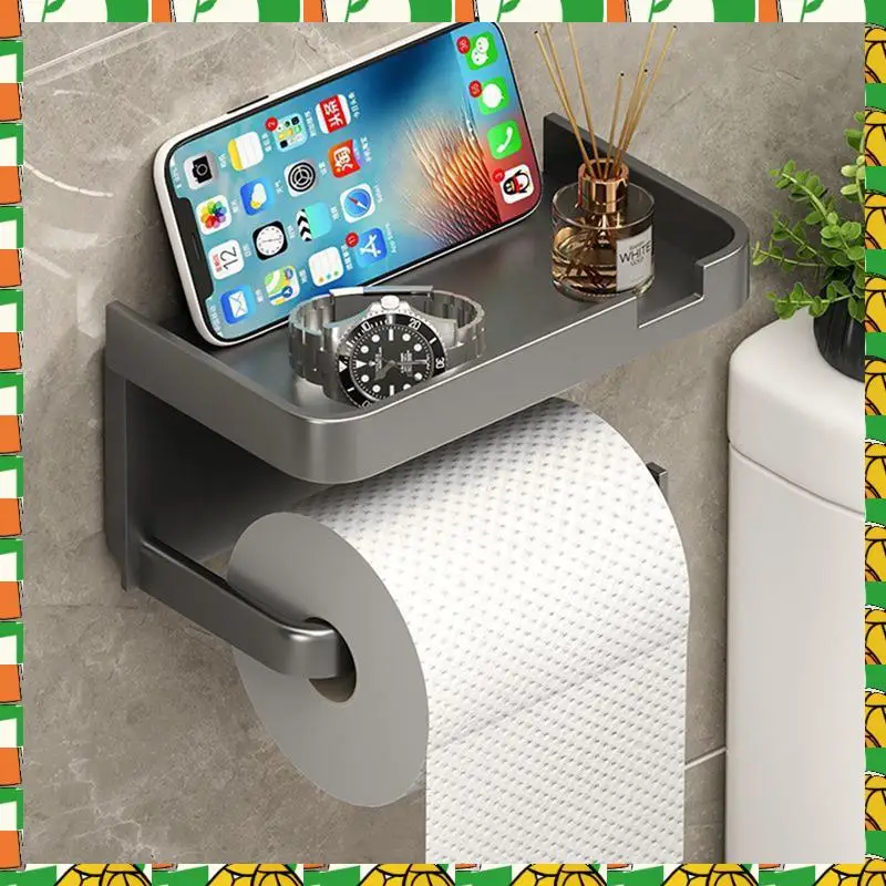 Professional Tool Tissue Holder Wall-Mounted Bathroom Accessories Mobile Phone Rack Toilet Rack Tissue Box.
Professional Tool Tissue Holder Wall-Mounted Bathroom Accessories Mobile Phone Rack Toilet Rack Tissue Box.