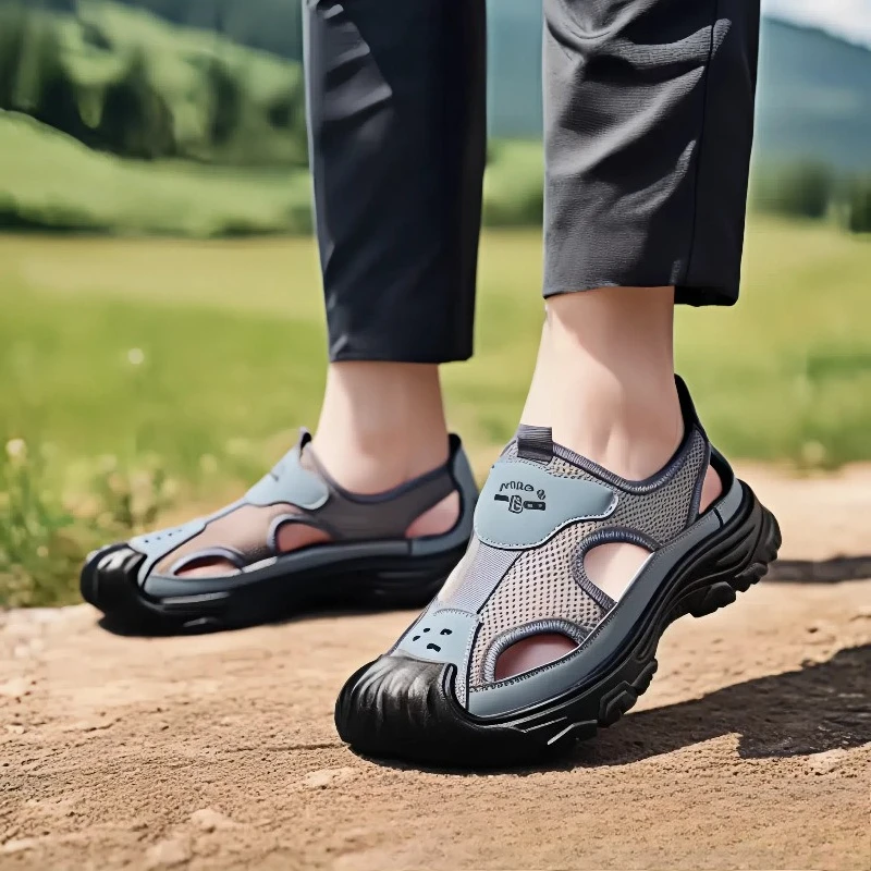 2025 New Sandals Breathable Men Shoes Mesh Outdoor Men Hollow Sandals Antiskid Beach Sandals Flats Footwear Zapatillas Hombre
2025 New Sandals Breathable Men Shoes Mesh Outdoor Men Hollow Sandals Antiskid Beach Sandals Flats Footwear Zapatillas Hombre