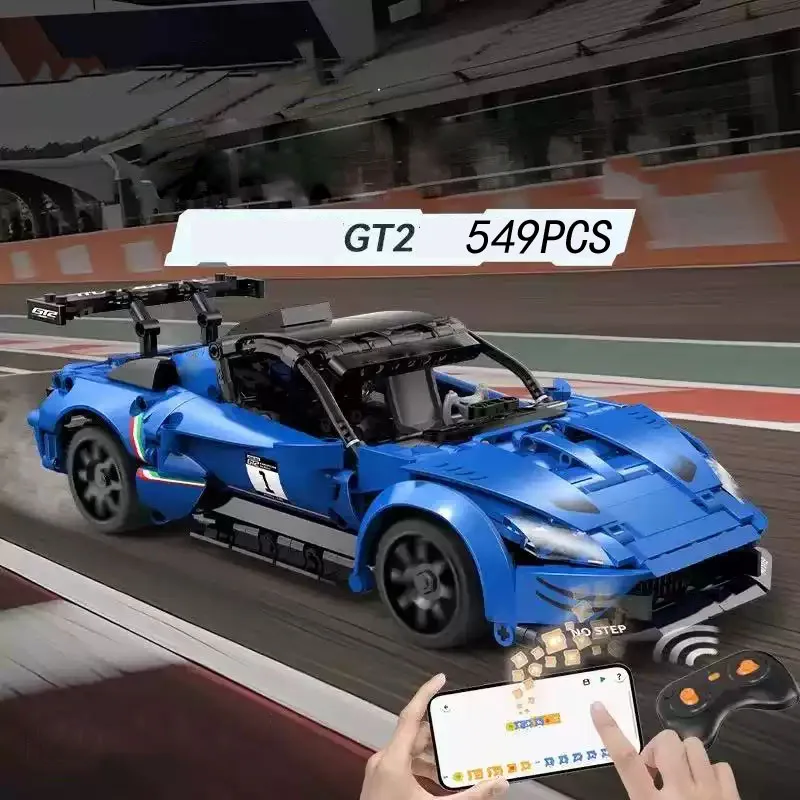 Технический строительный блок MT Италия Спортивный автомобиль Масштаб 1:14 GT2 Stradale Гоночное радио 2,4 ГГц Автомобиль с дистанционным управлением Кирпичное приложение Радиоуправляемая игрушка 
Технический строительный блок MT Италия Спортивный автомобиль Масштаб 1:14 GT2 Stradale Гоночное радио 2,4 ГГц Автомобиль с дистанционным управлением Кирпичное приложение Радиоуправляемая игрушка