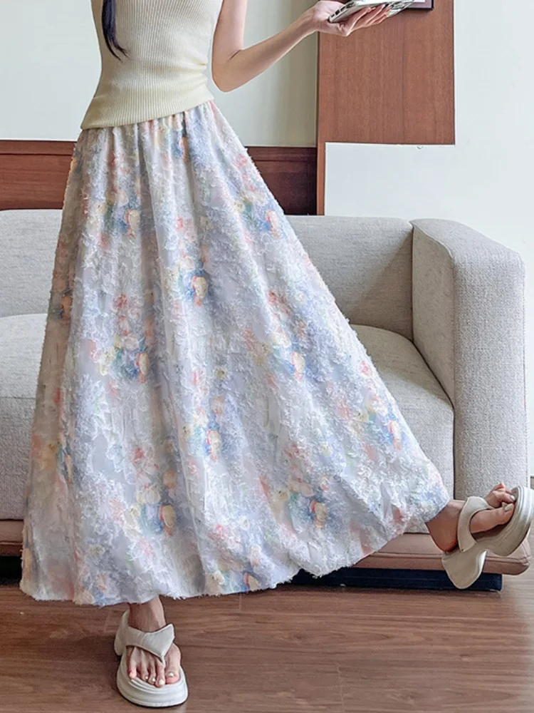 SMTHMA 2025 New Summer Sweet Printing Tassels Long Skirt Women's Elastic High Waist Mid-Length Skirt
SMTHMA 2025 New Summer Sweet Printing Tassels Long Skirt Women's Elastic High Waist Mid-Length Skirt