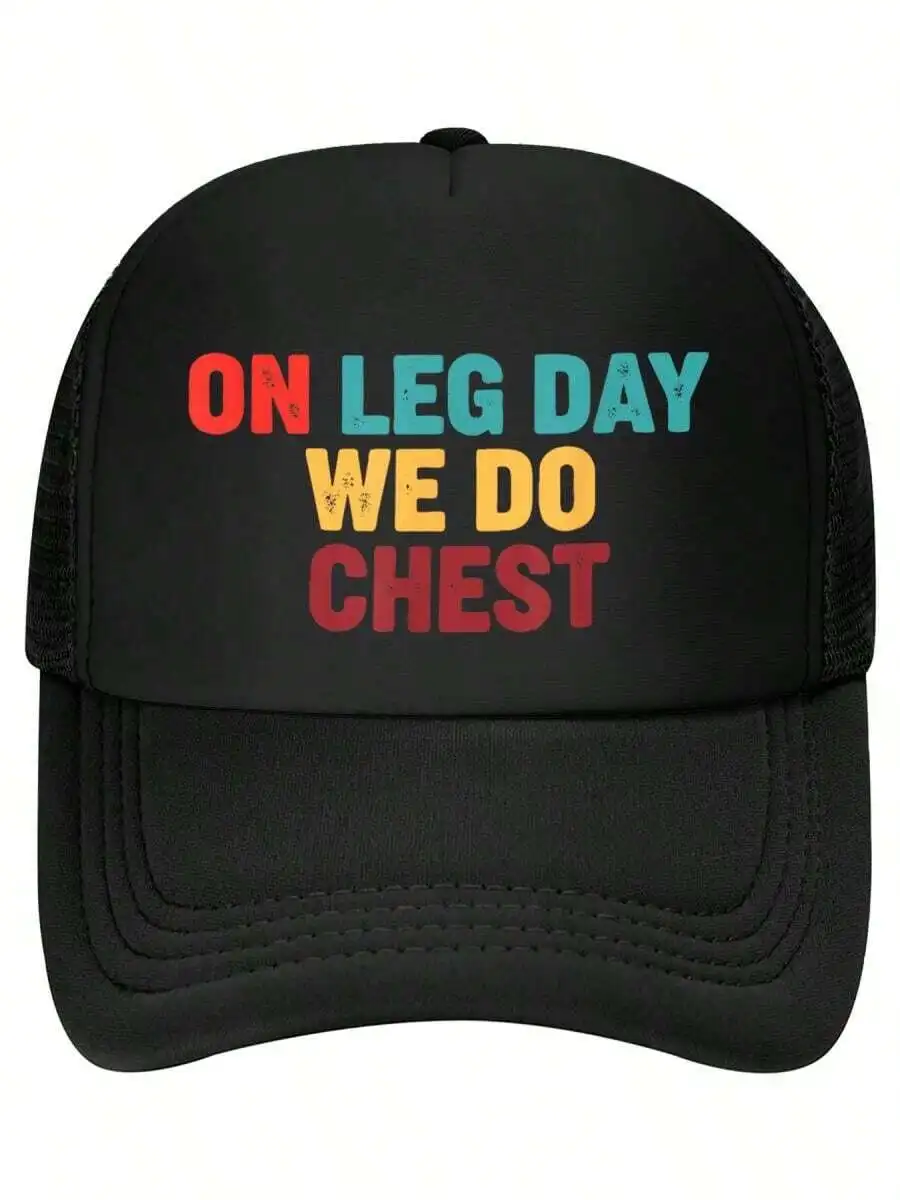 Funny Gym Humor On Leg Day We Do Chest Retro Fitness Baseball Cap
Funny Gym Humor On Leg Day We Do Chest Retro Fitness Baseball Cap