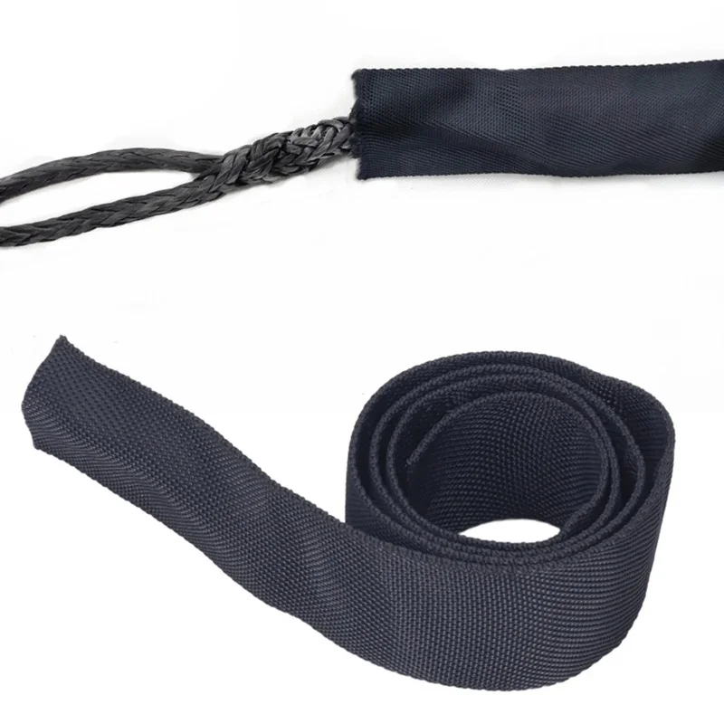 Втулка троса лебедки, защитная втулка лебедки из полиэстера, черная универсальная защита лебедки для троса лебедки шириной 5 см/3 см 
Втулка троса лебедки, защитная втулка лебедки из полиэстера, черная универсальная защита лебедки для троса лебедки шириной 5 см/3 см