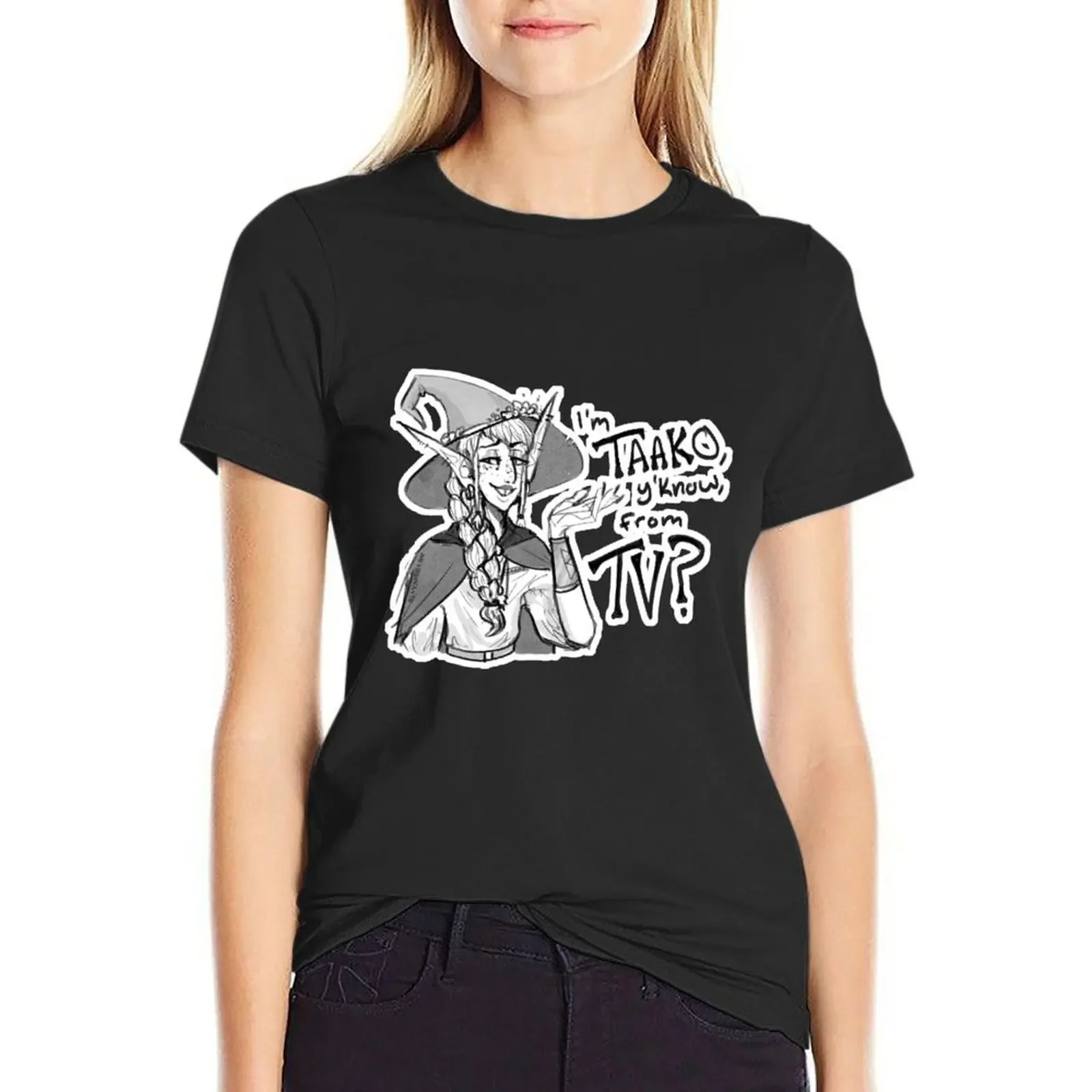 Taako From TV T-Shirt animal print Blouse summer top plus size tops funny t shirts for Women
Taako From TV T-Shirt animal print Blouse summer top plus size tops funny t shirts for Women