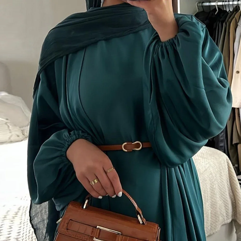 Marocain Muslim Women 2 Pieces Dress Set Dubai Satin Abaya Turkey Kaftan Eid Ramadan Jalabiya Kimono Cardigan Belted Robe Suit
Marocain Muslim Women 2 Pieces Dress Set Dubai Satin Abaya Turkey Kaftan Eid Ramadan Jalabiya Kimono Cardigan Belted Robe Suit