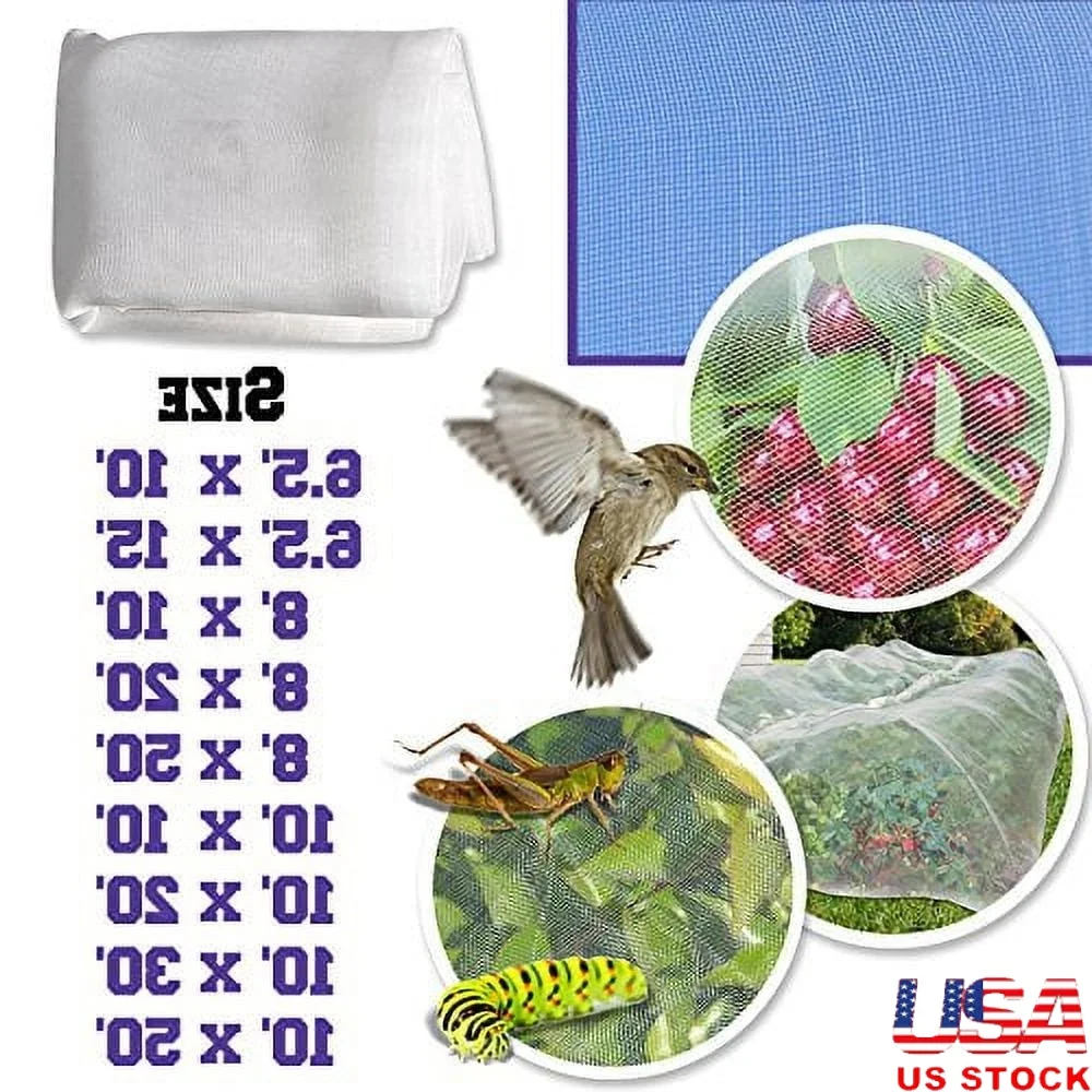 Outdoor Garden Insect Mosquito Bird Blocking Net Multi Sizes UV Resistant Mesh Cloth Plant Protection and Temperature Regulation
Outdoor Garden Insect Mosquito Bird Blocking Net Multi Sizes UV Resistant Mesh Cloth Plant Protection and Temperature Regulation