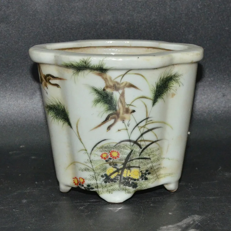 Antique Jingdezhen Porcelain Calamus Small Succulent Flowerpot 8*6cm
Antique Jingdezhen Porcelain Calamus Small Succulent Flowerpot 8*6cm