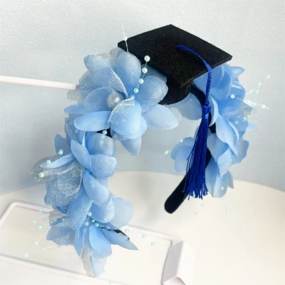 Doctor Flowers Hair Band Bachelor Master Academic Hat with Tassels Charm Ornament Headwear Flowers Graduation Cap
Doctor Flowers Hair Band Bachelor Master Academic Hat with Tassels Charm Ornament Headwear Flowers Graduation Cap
