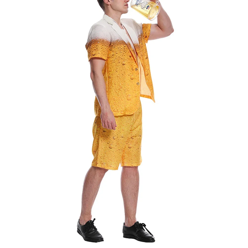 Men's Oktoberfest Beer Suit, Funny Humour Stag Party Costume Jacket Pants, 3D Beer Pattern, Cosplay Dress 3Pcs/Set
Men's Oktoberfest Beer Suit, Funny Humour Stag Party Costume Jacket Pants, 3D Beer Pattern, Cosplay Dress 3Pcs/Set