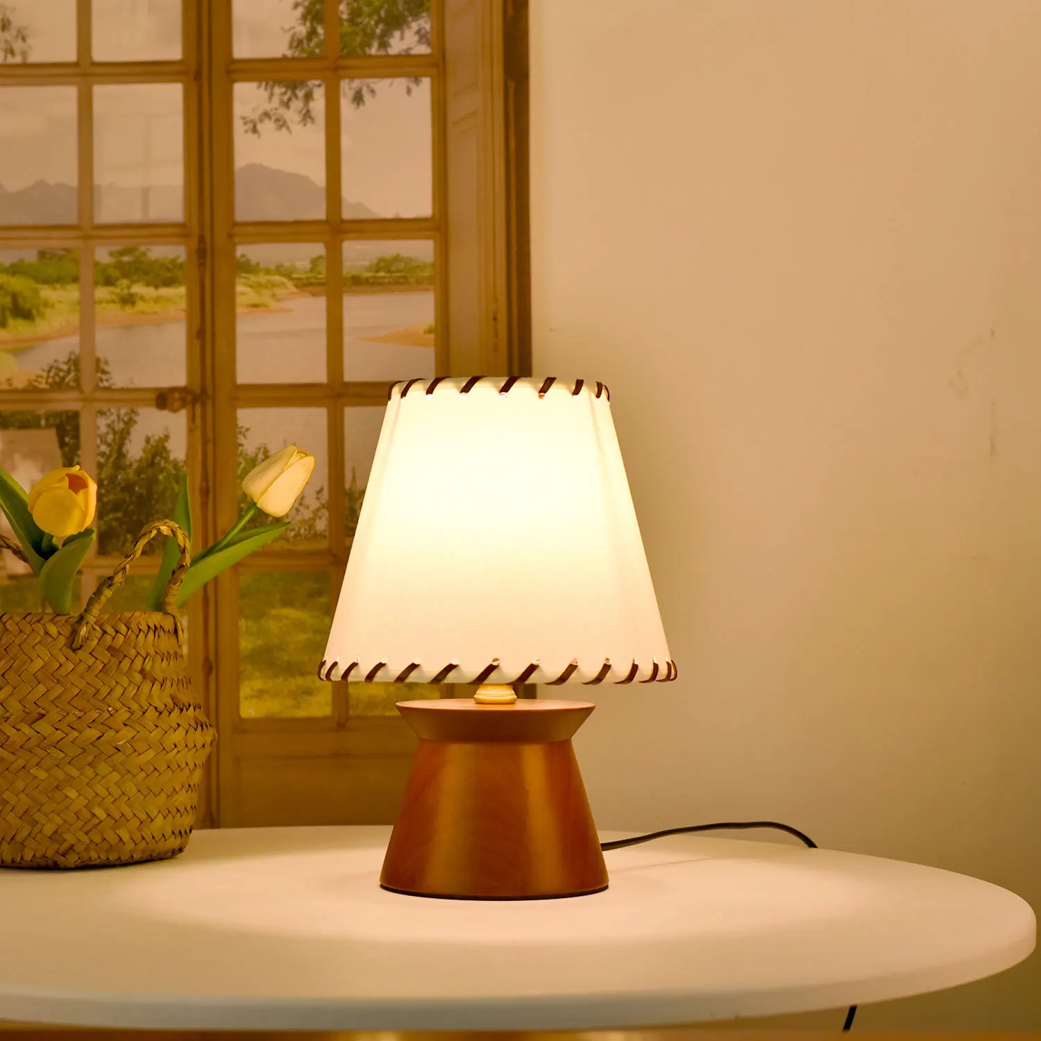 Japanese Wabi Sabi Table Lamp Handmade Wooden Vintage Minimalist Bedroom Atmosphere Light
Japanese Wabi Sabi Table Lamp Handmade Wooden Vintage Minimalist Bedroom Atmosphere Light