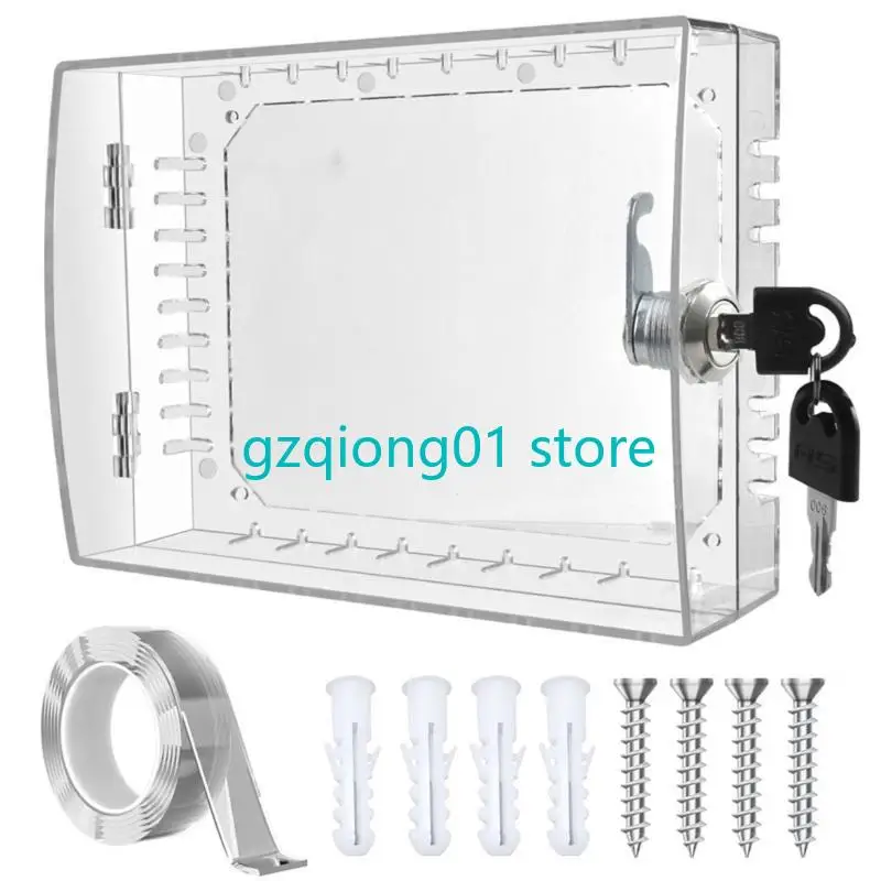 K3NA Large Clear Thermostat Cover Box with Secure Set Wall Mounted Lockable Thermostats Guard for Home and Office Use
K3NA Large Clear Thermostat Cover Box with Secure Set Wall Mounted Lockable Thermostats Guard for Home and Office Use