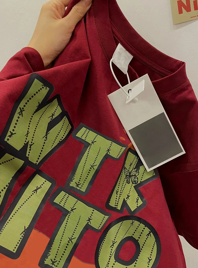 Футболка Ameikaji Brand с коротким рукавом, летняя, повседневная, хлопковая, молодежная, модная, с круглым вырезом, с принтом, свободного кроя, верхняя одежда
Футболка Ameikaji Brand с коротким рукавом, летняя, повседневная, хлопковая, молодежная, модная, с круглым вырезом, с принтом, свободного кроя, верхняя одежда