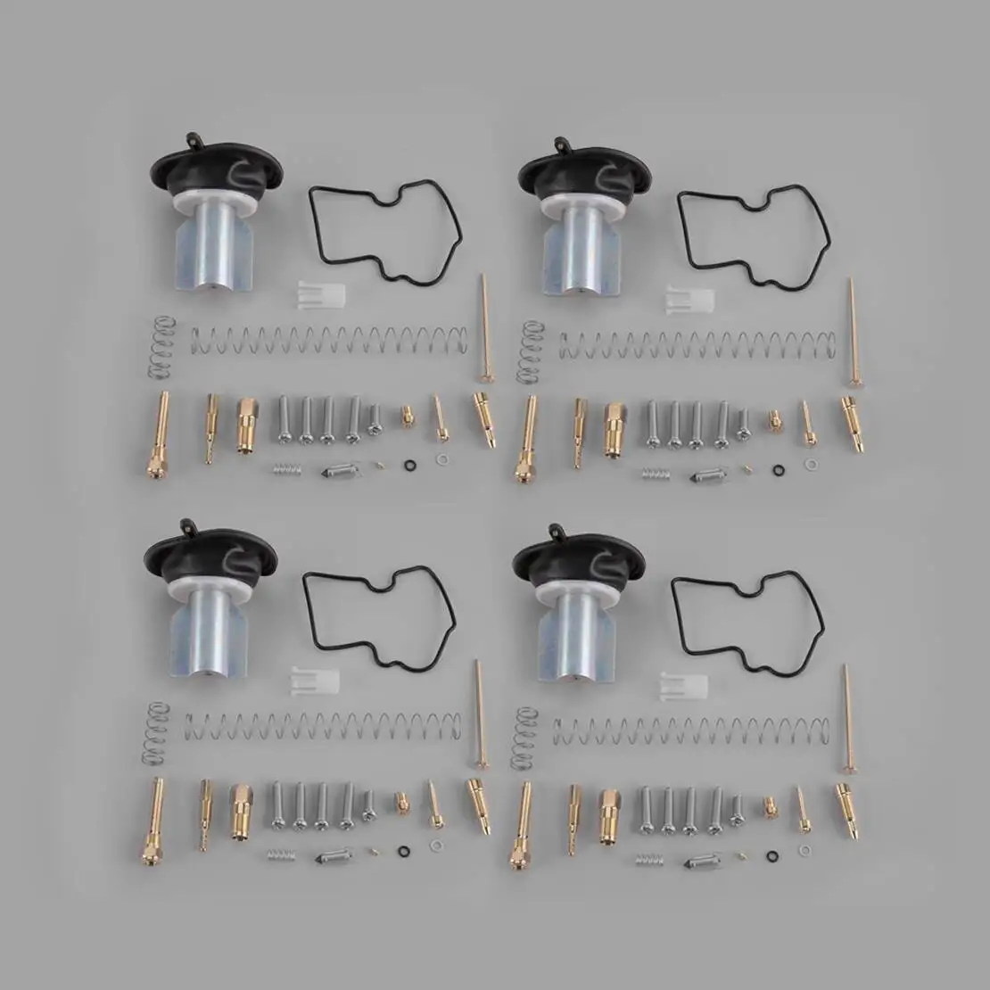 4 Sets Carburetor Repair Kits With Plungers Fit For Kawasaki Brute Force Prairie 650 KVF650
4 Sets Carburetor Repair Kits With Plungers Fit For Kawasaki Brute Force Prairie 650 KVF650