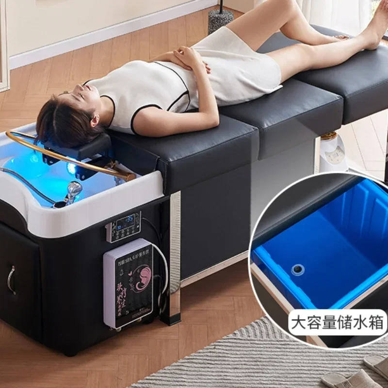 Shampoo Chair Barber Shop BeautSpecial Water Storage Type Constant Temperature Water Circulation Massage Couch
Shampoo Chair Barber Shop BeautSpecial Water Storage Type Constant Temperature Water Circulation Massage Couch