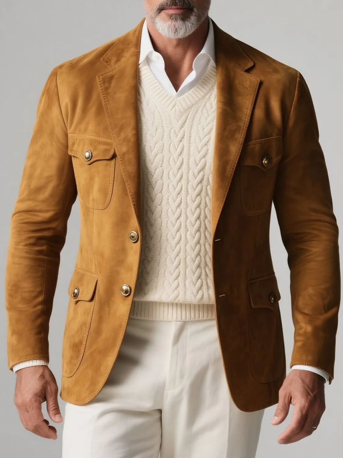 Mens Suede Blazer Retro Casual Jacket Multiple Pockets Warm Thick Autumn Winter Formal Business Suit Jacket Coat
Mens Suede Blazer Retro Casual Jacket Multiple Pockets Warm Thick Autumn Winter Formal Business Suit Jacket Coat