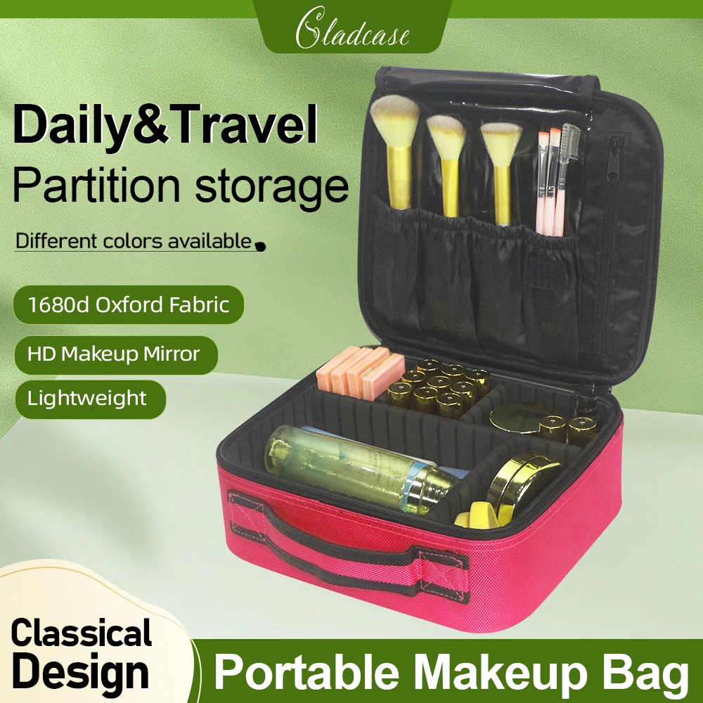 GLADCASE Makeup Case Beauty Brush Organizer Cosmetic Storage Bag Adjustable Dividers Travel Washing Bag Portable Makeup Bags
GLADCASE Makeup Case Beauty Brush Organizer Cosmetic Storage Bag Adjustable Dividers Travel Washing Bag Portable Makeup Bags