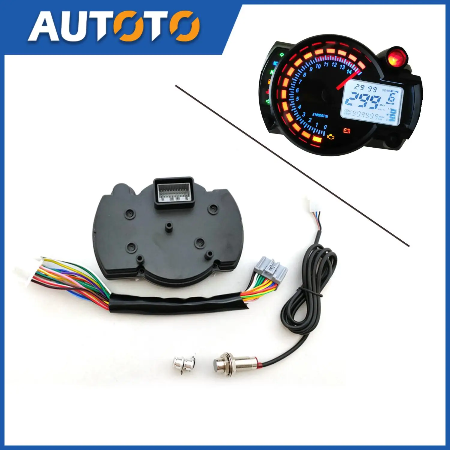 1pc 7colors Dashboard Universal LCD Digital Motorcycle RX2N Odometer for KOSO Adjustable Speed Electronic Digital Mileage
1pc 7colors Dashboard Universal LCD Digital Motorcycle RX2N Odometer for KOSO Adjustable Speed Electronic Digital Mileage