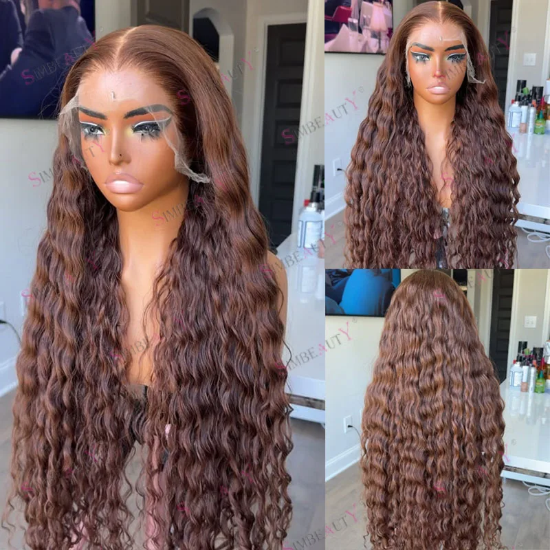 Long Deep Wave Virgin Human Hair Cheapest 13x3 Lace Front Dark Ginger Copper Brown Wigs for Black Women Glueless 5x5 HD Lace Wig
Long Deep Wave Virgin Human Hair Cheapest 13x3 Lace Front Dark Ginger Copper Brown Wigs for Black Women Glueless 5x5 HD Lace Wig