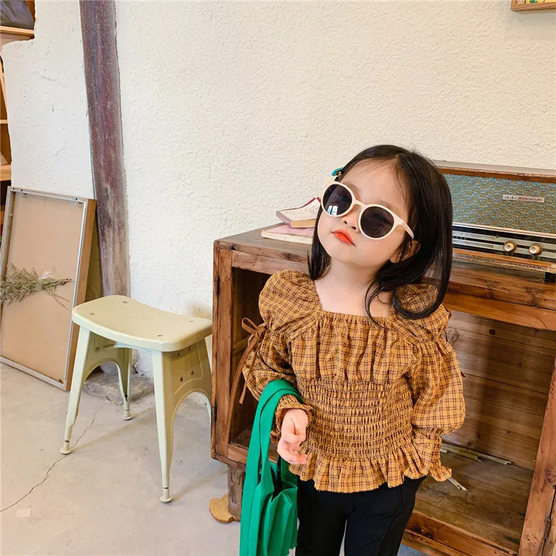 Children's Plaid Shirt New Spring and Autumn Girls' Fashion Cute Long Sleeve Shirt Long Sleeve Top Children's Clothing
Children's Plaid Shirt New Spring and Autumn Girls' Fashion Cute Long Sleeve Shirt Long Sleeve Top Children's Clothing