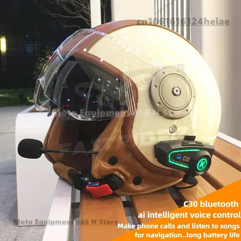 Motorcycle Dual Lens Intelligent Bluetooth Helmet Men's and Women's Retro Open Face Helmet casco moto
Motorcycle Dual Lens Intelligent Bluetooth Helmet Men's and Women's Retro Open Face Helmet casco moto