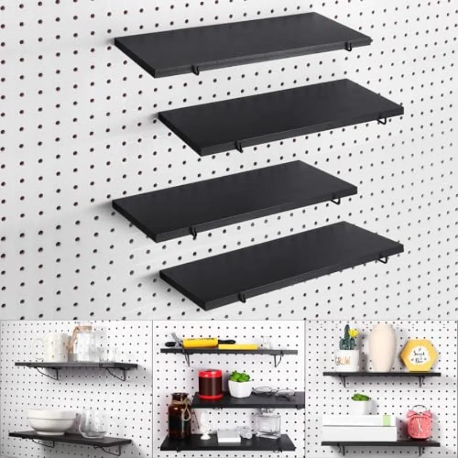 4 Set Large Pegboard Shelf Kit Fiberboard peg Board Shelving Storage Brackets Stain Resistant Peg Board Organizer Shelves Pegbo
4 Set Large Pegboard Shelf Kit Fiberboard peg Board Shelving Storage Brackets Stain Resistant Peg Board Organizer Shelves Pegbo