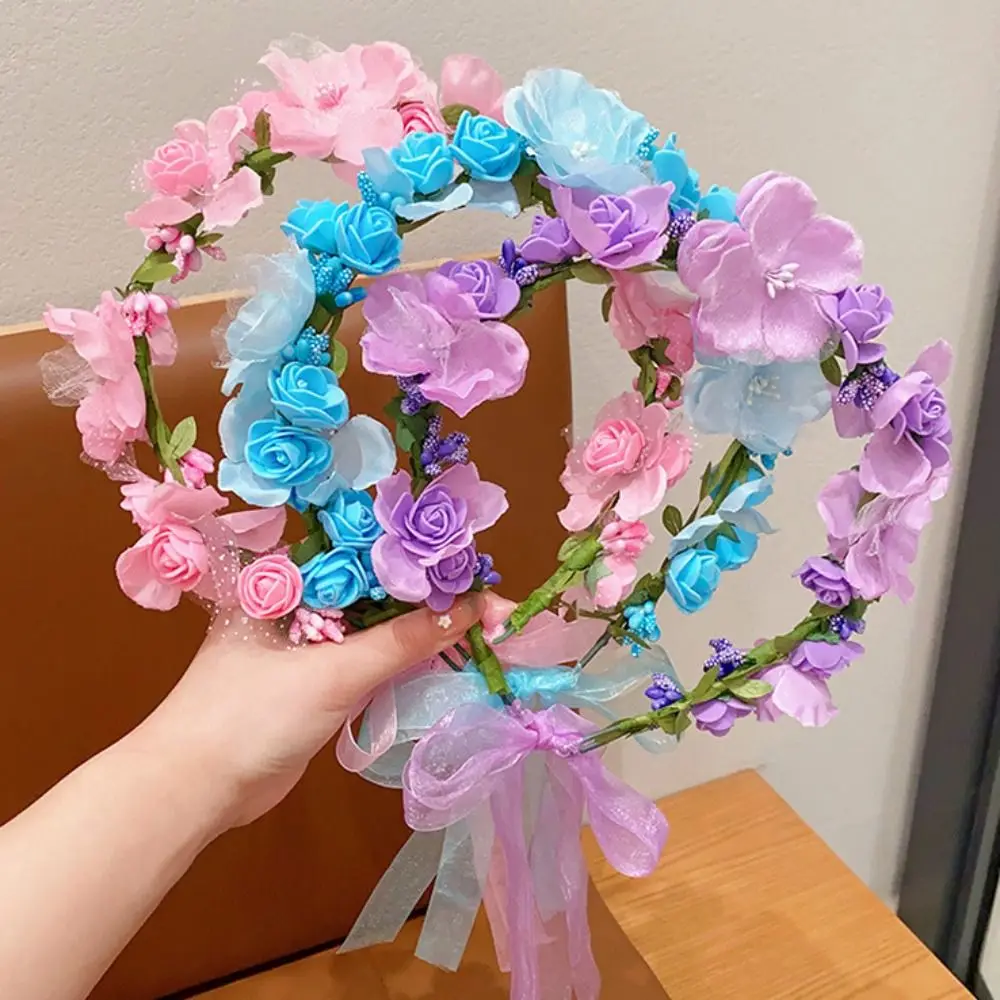 Simulation Flower Floral Garland Colorful Mesh Children Flower Headband Hair Ornaments Hair Hoop Bridal Crown Photograph
Simulation Flower Floral Garland Colorful Mesh Children Flower Headband Hair Ornaments Hair Hoop Bridal Crown Photograph