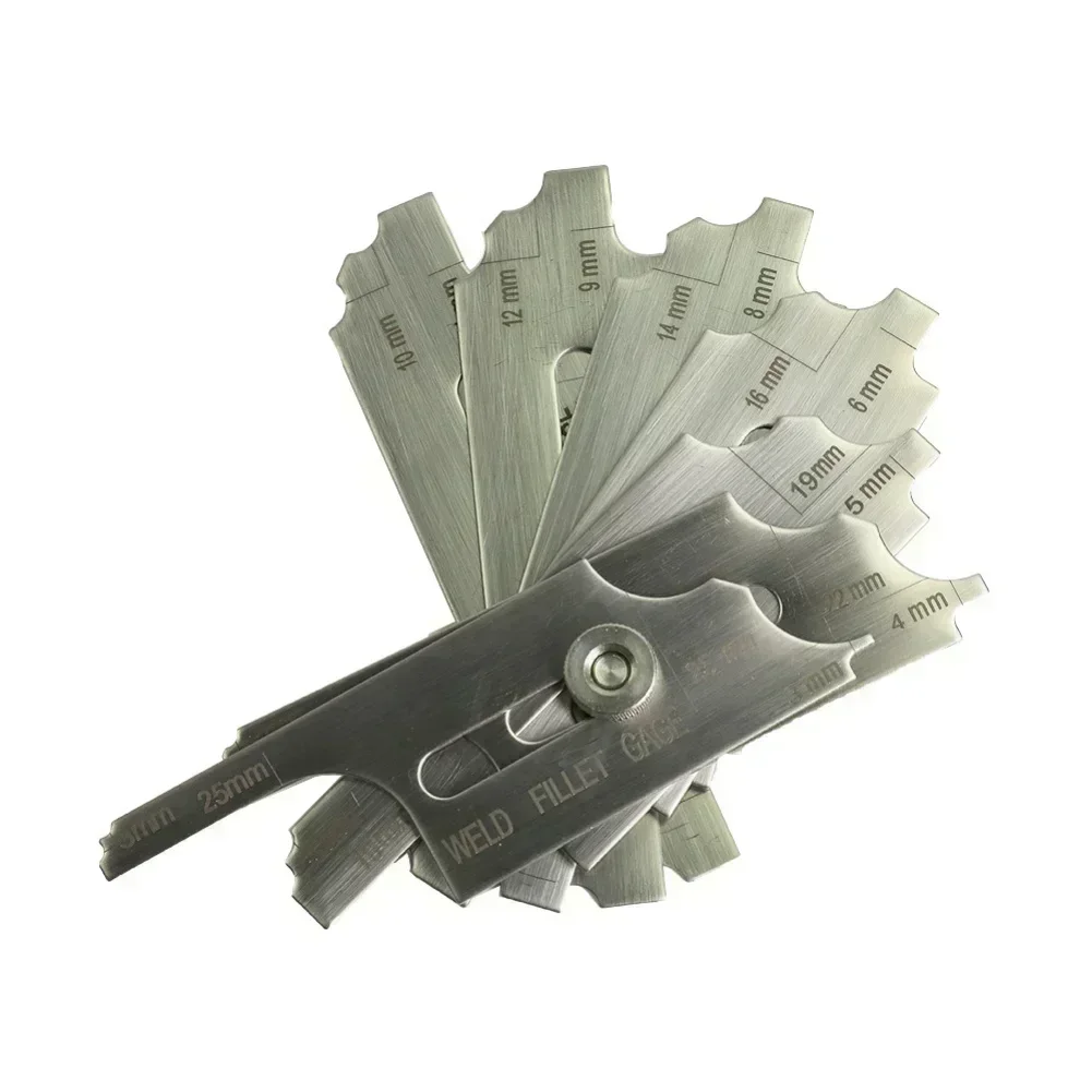 Throat Size Gauge Fillet Weld Gauge Weld Joint Measurement Double-sided Markings Essential Tools For Weld Inspections
Throat Size Gauge Fillet Weld Gauge Weld Joint Measurement Double-sided Markings Essential Tools For Weld Inspections