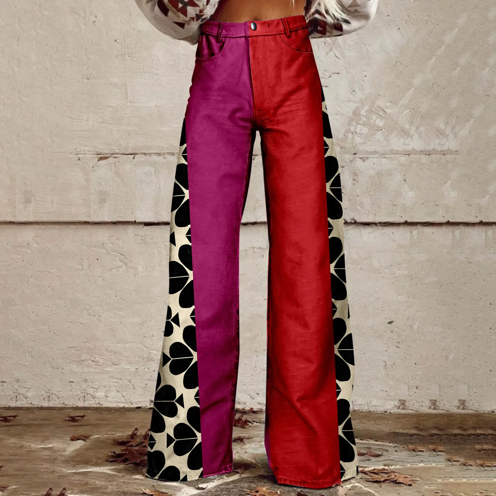 Y2k Printed Pattern Jeans Retro Slim Mid Waist Micro Flared Pants High Street Loose Pants Fashionable And Trendy Elastic Pants
Y2k Printed Pattern Jeans Retro Slim Mid Waist Micro Flared Pants High Street Loose Pants Fashionable And Trendy Elastic Pants